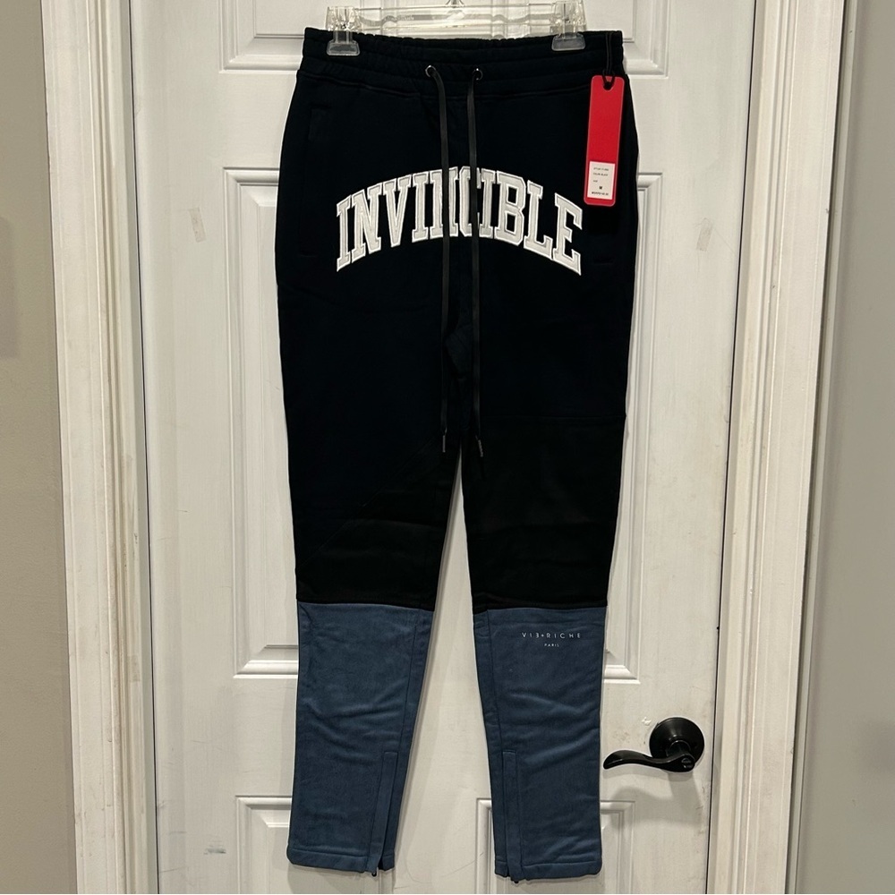 VIE+RICHE Paris Men’s Invincible Slate Pants, Cotton, Sz medium, Streetwear, NWT